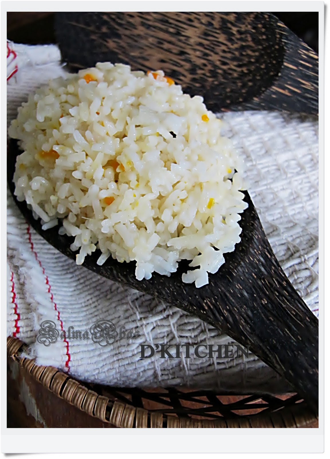 SALMAABAS IN THE KITCHEN Nasi Butter....a simple rice dish and yet so
