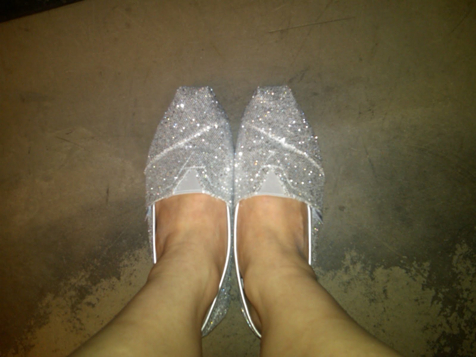 The Beauty of Life Sparkle On TOMS Silver Women's Glitters