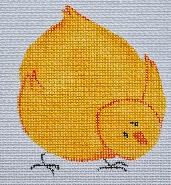 Peep! CO804 Waterweave Unique Needlepoint Canvases by Ellen Brown