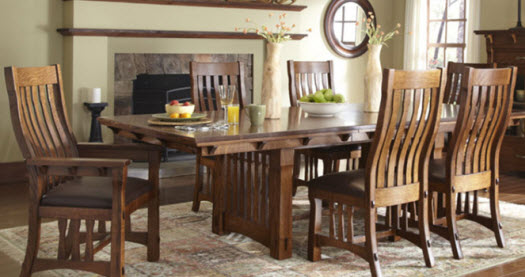 simply amish dining room tables