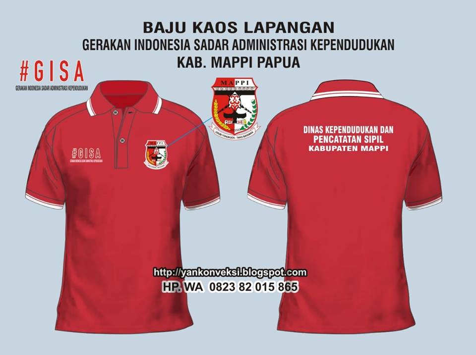 BAJU KAOS LAPANGAN DUK CAPIL