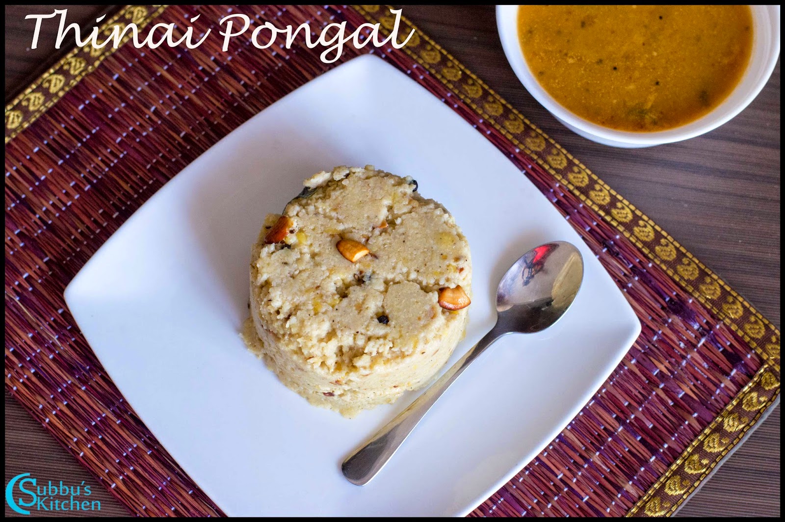 Thinai Pongal Recipe | Finger Millet Pongal Recipe| ,Kangni Pongal Recipe Thinai Pongal Recipe | Finger Millet Pongal Recipe| ,Kangni Pongal Recipe
