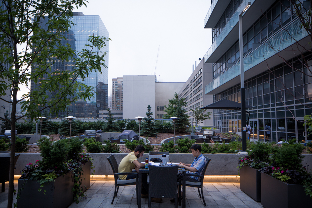 AURA CONDOS IN TORONTO The 5th Floor Outdoor Terrace Our Patio, Your