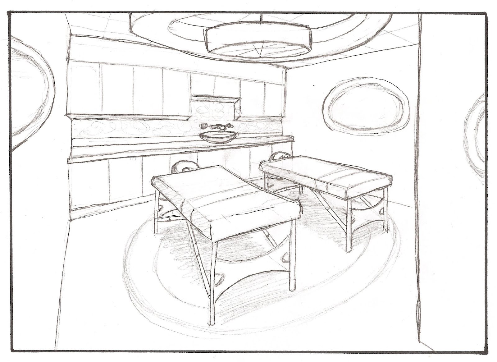 Captivated By Design Spa Treatment Room Charette