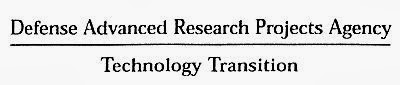 DARPA - Technology Transition DARPA - Technology Transition