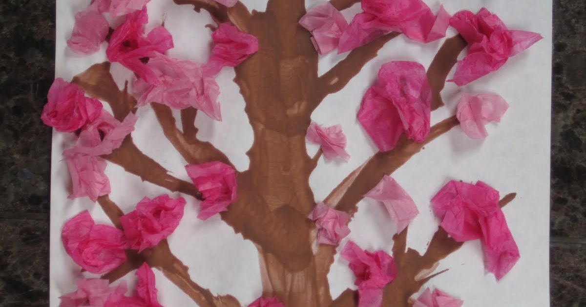 Roth Family Tissue Paper Cherry Blossom Tree