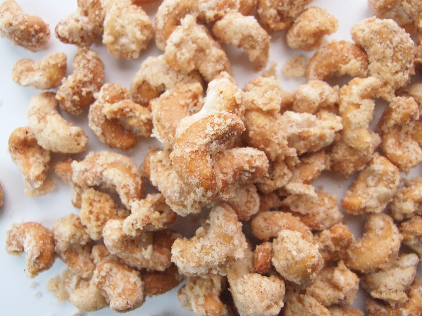 Gathering Beauty Cinnamon Sugar Coated Cashews.