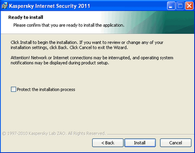 Gratis Kaspersky Security Suite CBE 11 (Kaspersky Internet Security 2011) 1 Tahun Lisensi Kode Gratis Kaspersky Security Suite CBE 11 (Kaspersky Internet Security 2011) 1 Tahun Lisensi Kode