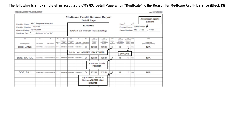 medicare credit balance report How to Complete CMS-838 Credit Balance Reports | CMS 1500 claim form ... medicare credit balance report How to Complete CMS-838 Credit Balance Reports | CMS 1500 claim form ...