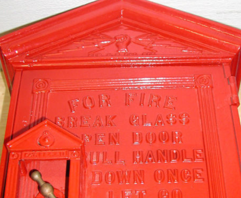 PITTSBURGH PICKERS Gamewell Fire Alarm Pull Box