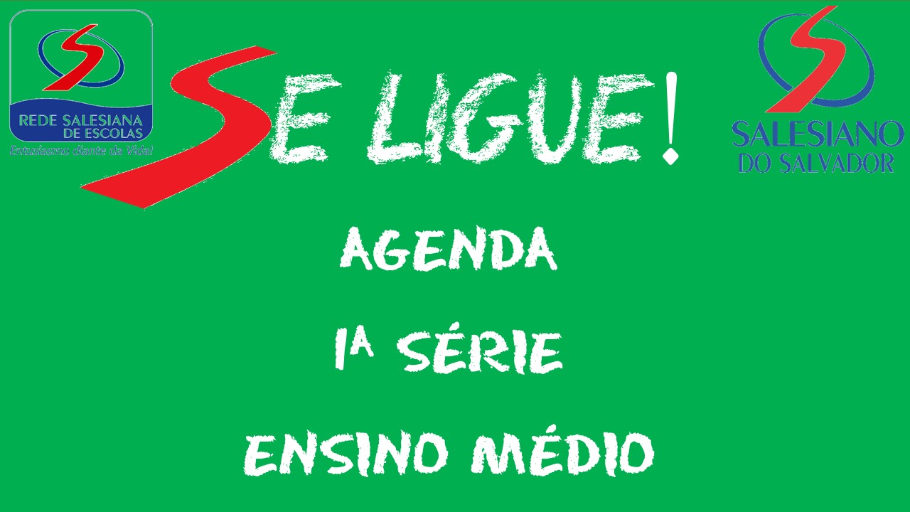 AGENDA 1ª SÉRIE ENSINO MÉDIO