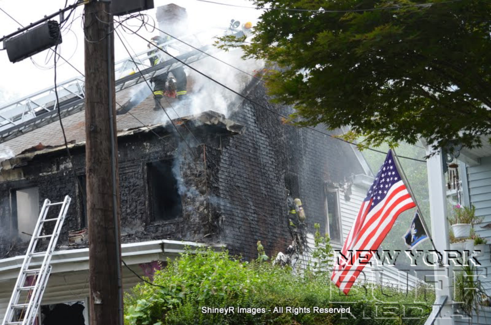 New York Buff Media One FF Injured At Structure Fire In Haverstraw [VIDEO]