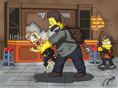 MashUp The Last of Us vs. Los Simpsons MashUp The Last of Us vs. Los Simpsons
