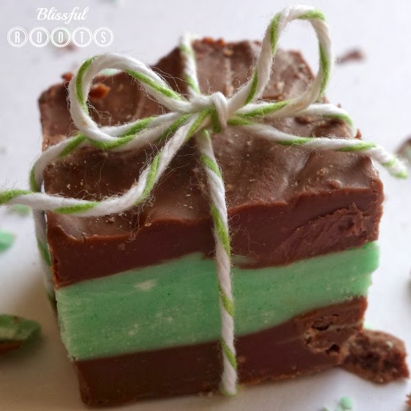 3-Ingredient Chocolate Mint Sandwiches  from Blissful Roots