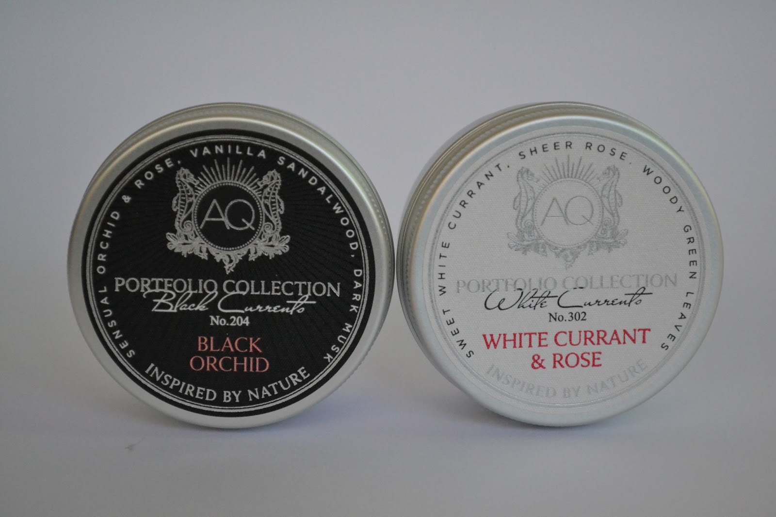 Bottled Beauty Aquiesse Candles Black Current & White Current