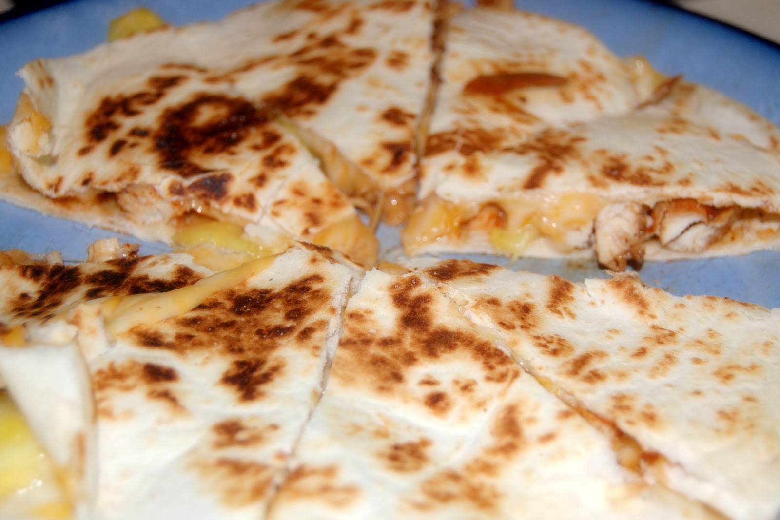 Home Cooking Mama Grilled Pineapple & Chicken Quesadilla