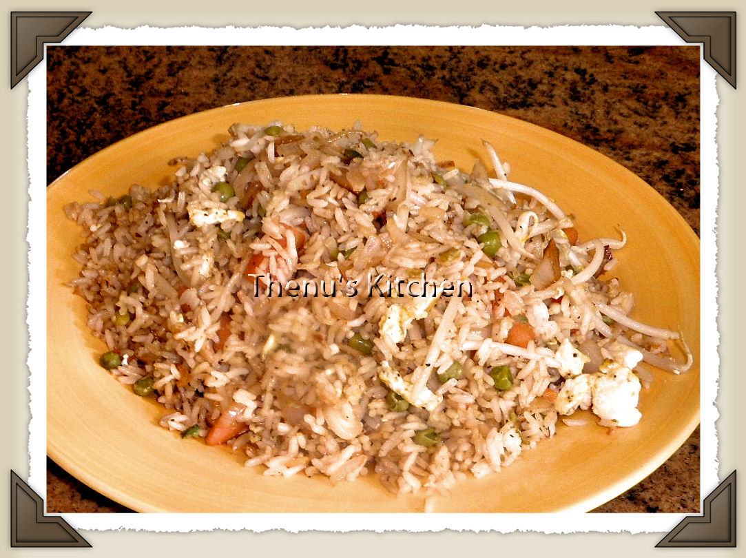 Thenu's Kitchen Bean Sprouts Fried Rice