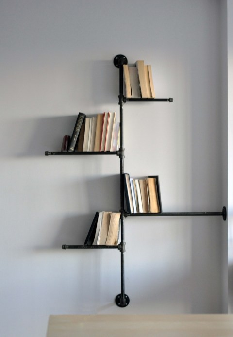 Bookshelf Made From Books 21 Image Wall Shelves