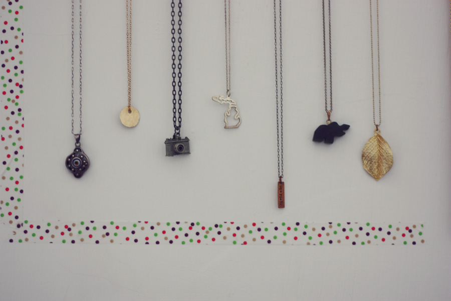 ink + adventure DIY jewelry display wall