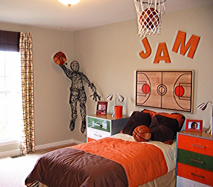 Dormitorios tema baloncesto - Ideas para decorar dormitorios