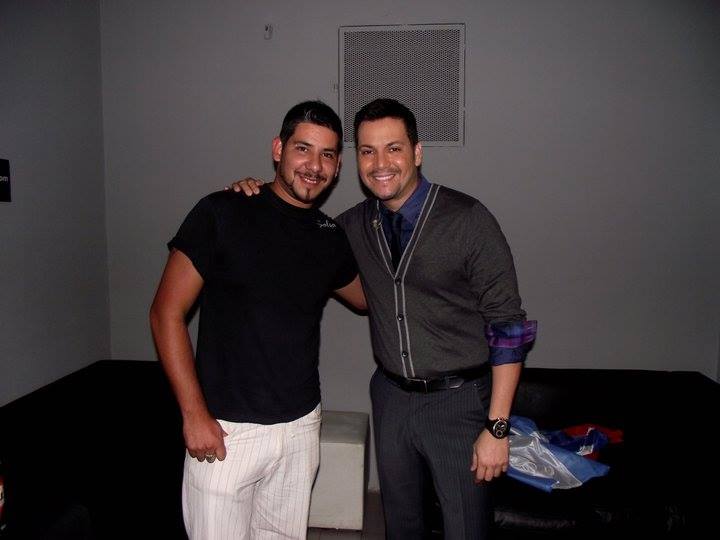 Junto a Victor Manuelle