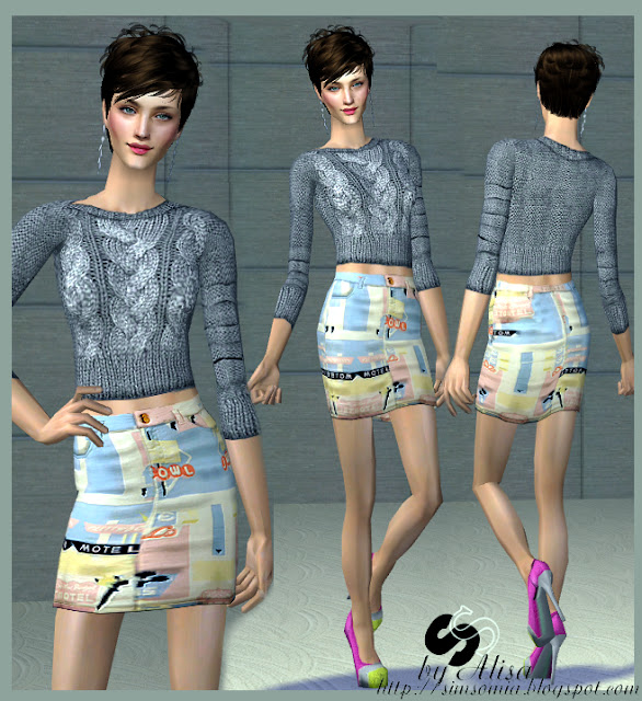 sims -  The Sims 2. Женская одежда: повседневная. Часть 3. - Страница 21 4