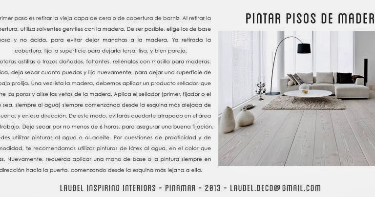 :: Inspiring interiors ::: Pisos de madera pintados