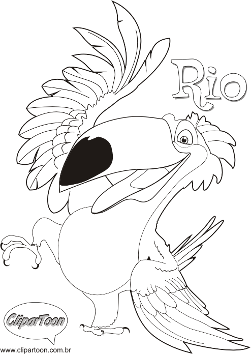 filme rio para você colorir