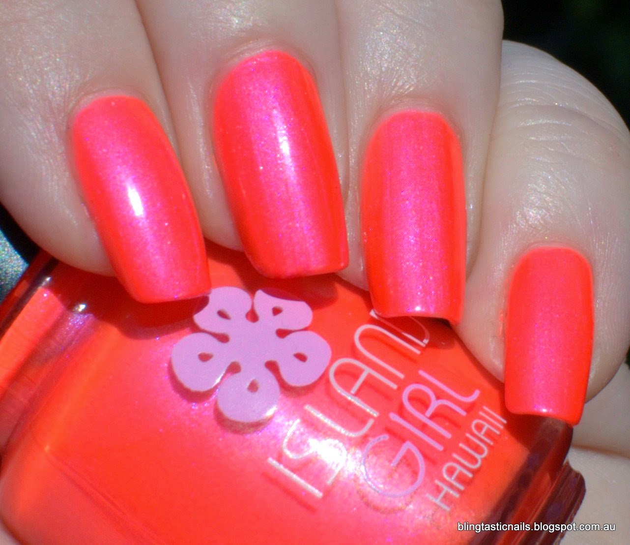 Jas's Blingtastic Nails Island Girl Hula Girl