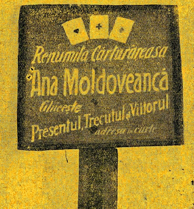 Firma unei ghicitoare in carti in 1929