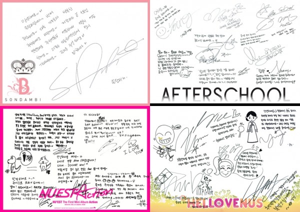 Pledis Entertainment artists send handwritten Chuseok greetings | Daily