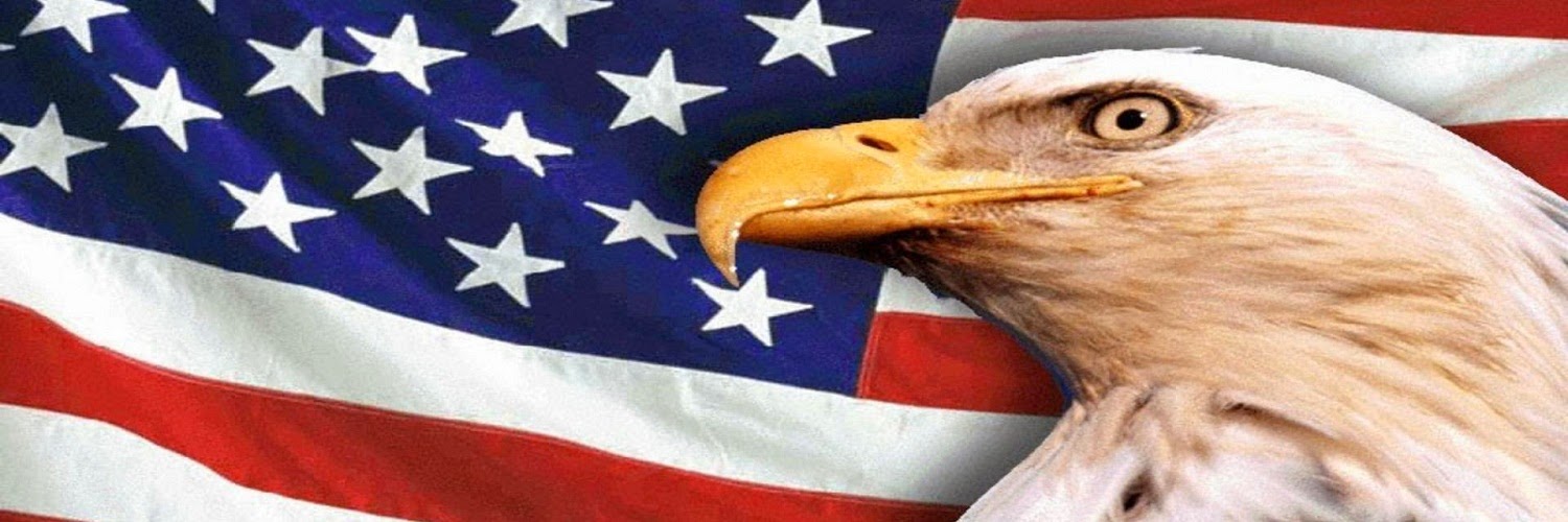 ...  Calendars: Twitter Header American Flag with Eagle 1500x500