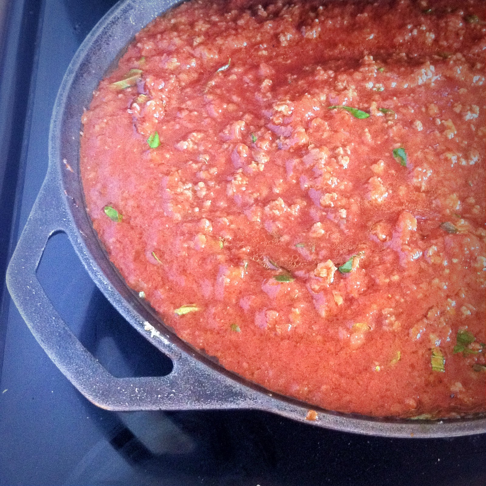 riddlelove Simple Spaghetti Meat Sauce (Ragu) A Skillet or Slow