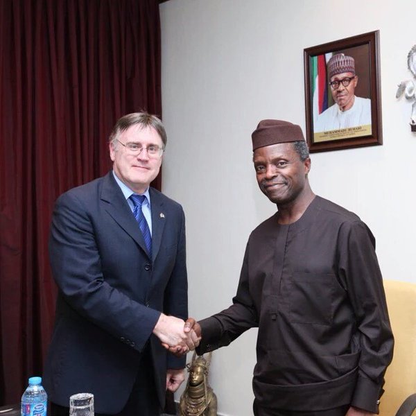 www.ekpoesito.com: Osinbajo meets with Canada's High Commissioner, Italy's Ambassador to Nigeria ...