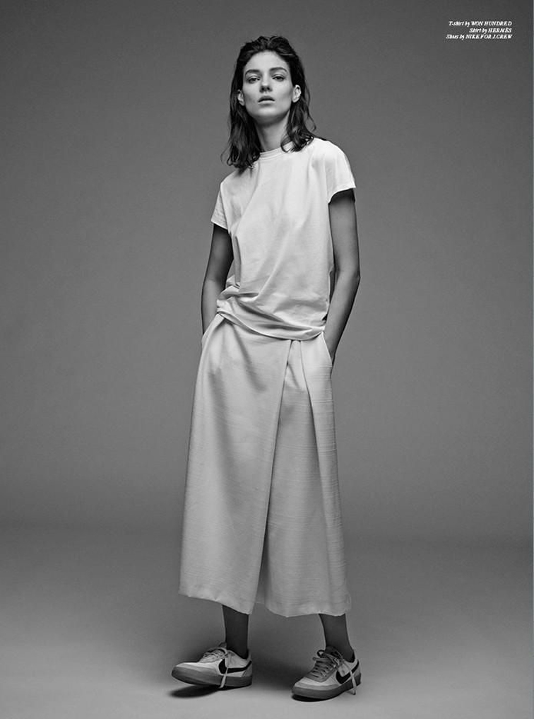 Kati Nescher editorial photo shoot in Won Hundred, Hermes and Nike Kati Nescher editorial photo shoot in Won Hundred, Hermes and Nike