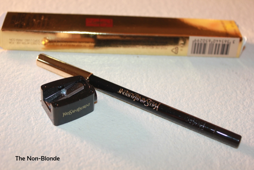 YSL LongLasting Waterproof Eye Pencil Black Ink And Patent Leather