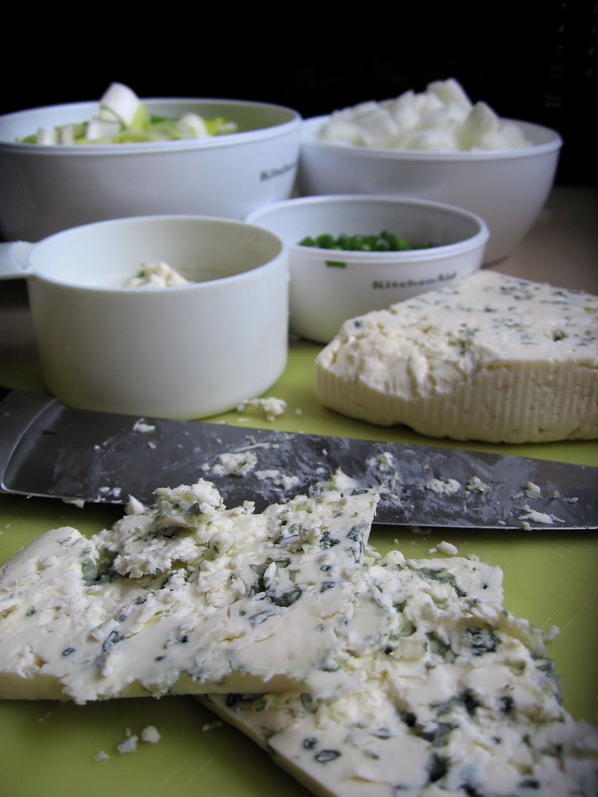 Recipes For Laughter Blue Cheese Scallion Biscuits