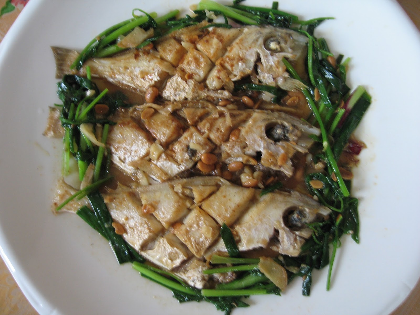 Sumptuous Flavours Leatherjacket Fish Cooked In Fermented Soya Bean I Am Linking This Post To Alvin Chef And Sommelier