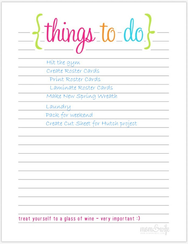 work to do lists printable vatoz atozdevelopment co