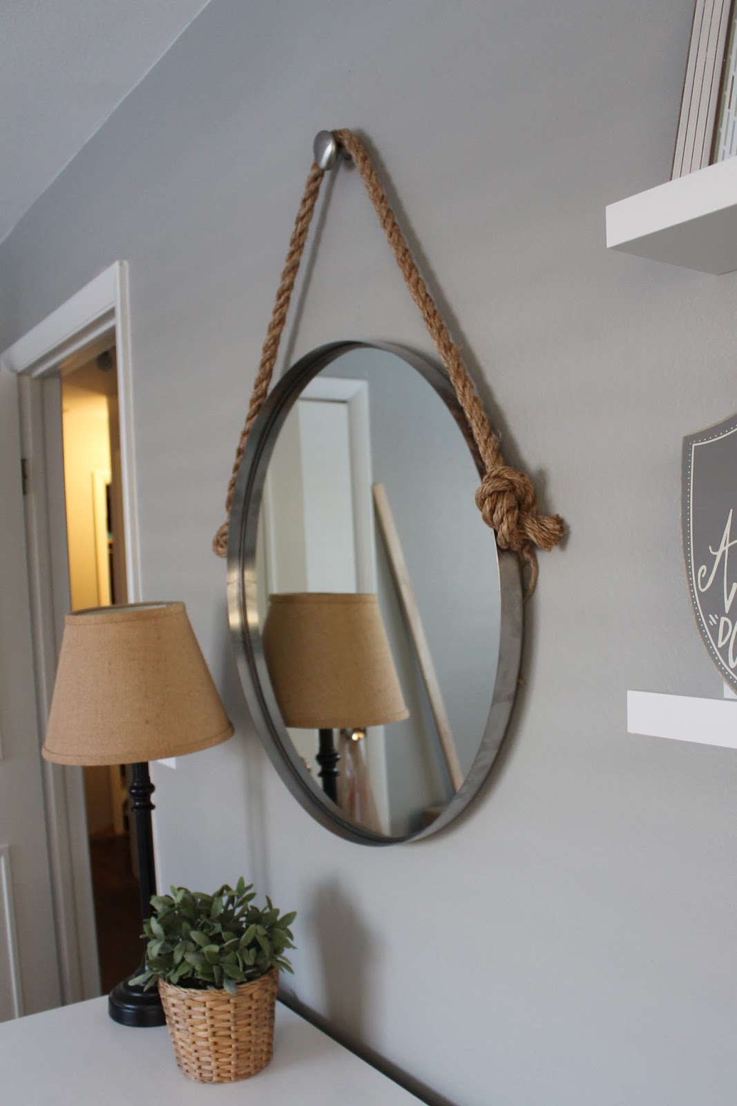 Wonderfully Made DIY Rope Mirror
