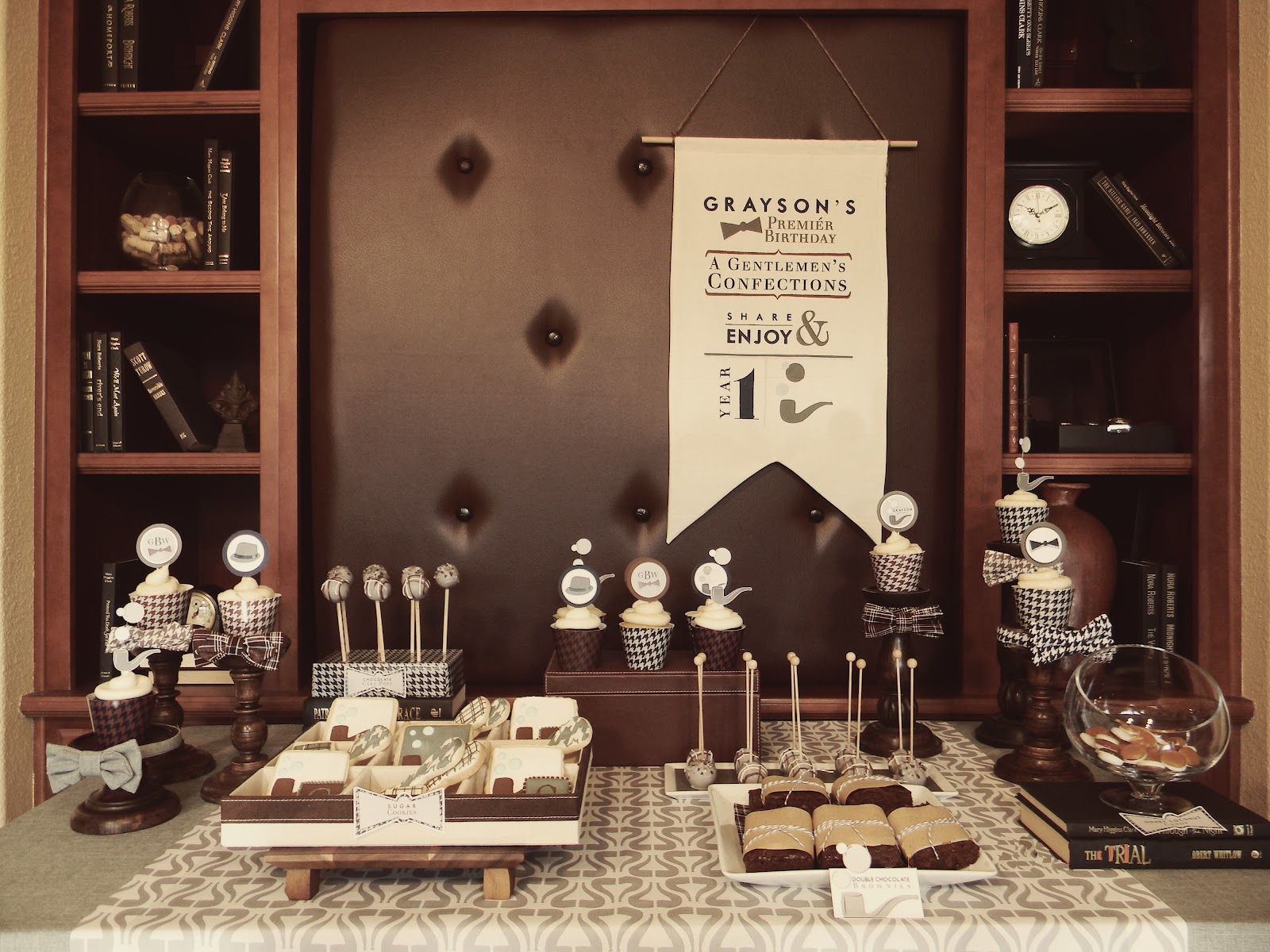 Events & Design Little Gentelman "Rat Pack" Birthday Party