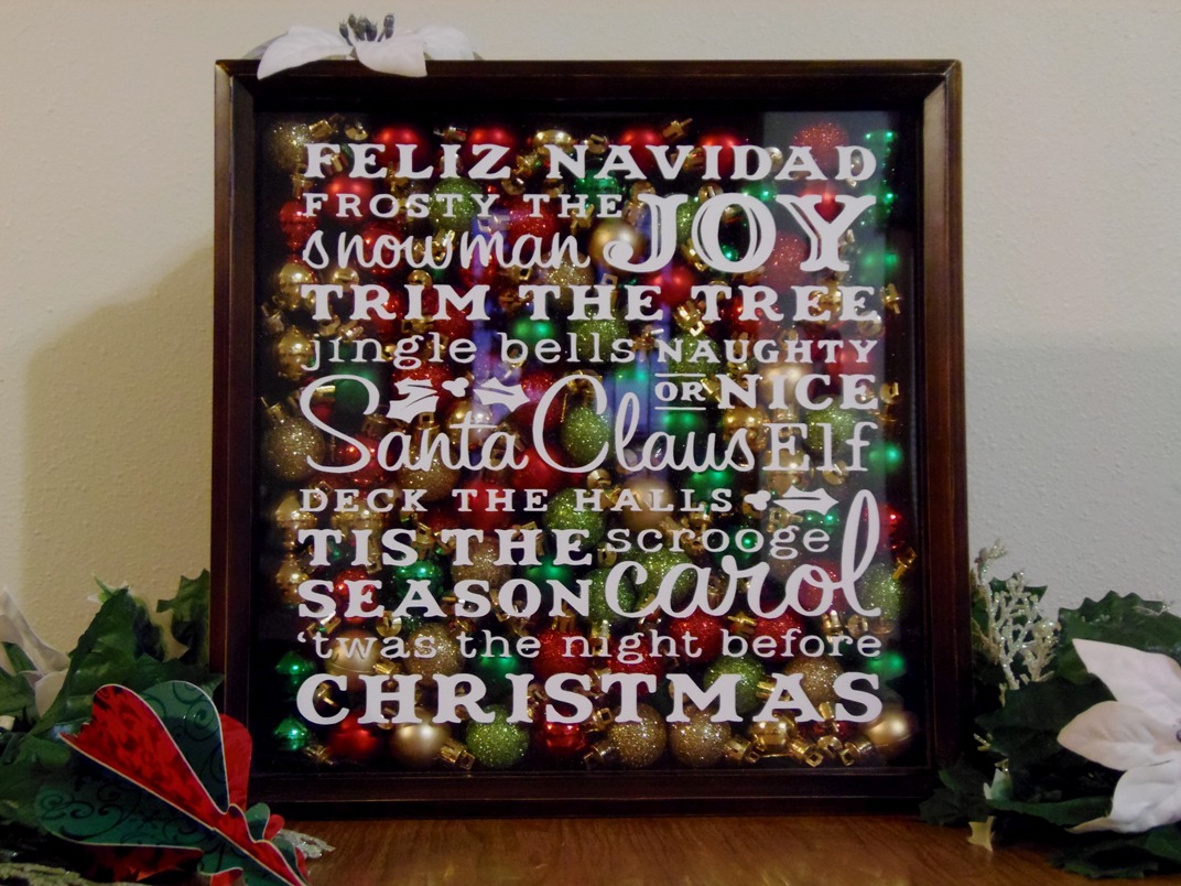 Craft with Bee Ornament Shadow Box