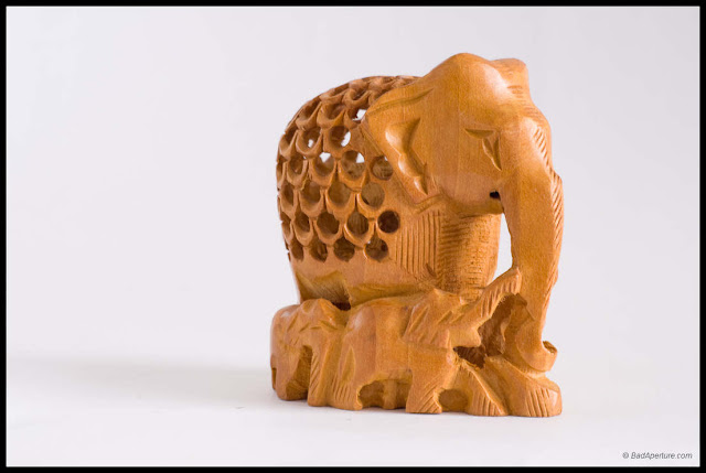 Six Elephants carved out of single block of wood