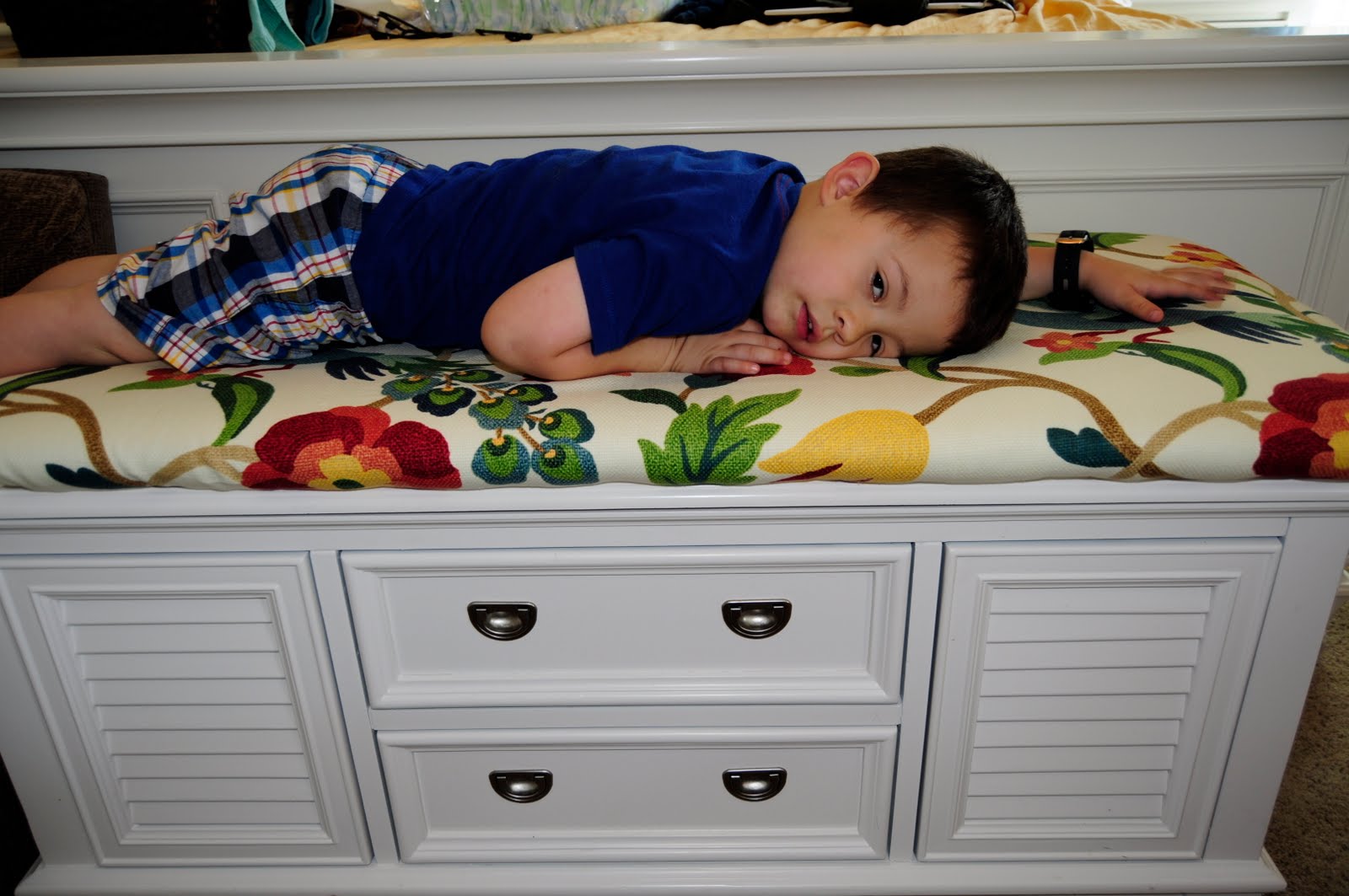 Not So Southern Living DIY Bench Pad