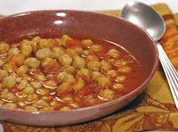 Sopa de Grão-de-Bico com Tomate (vegana)