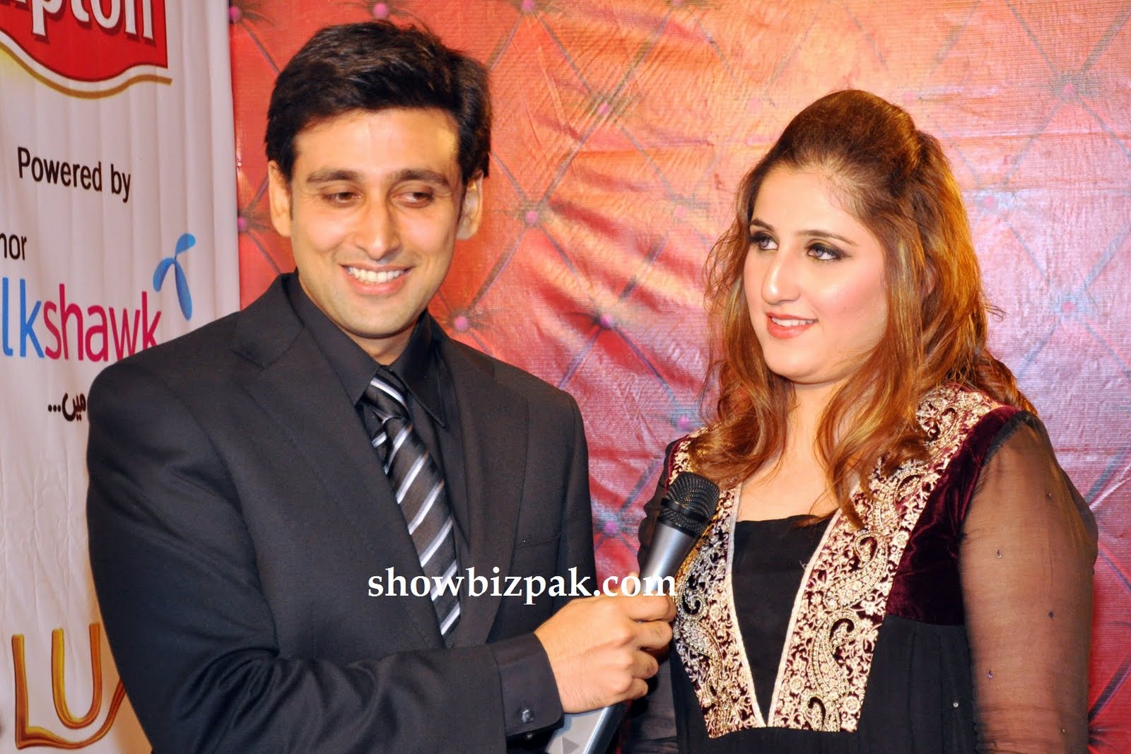 Ahsan Khan with His Wife