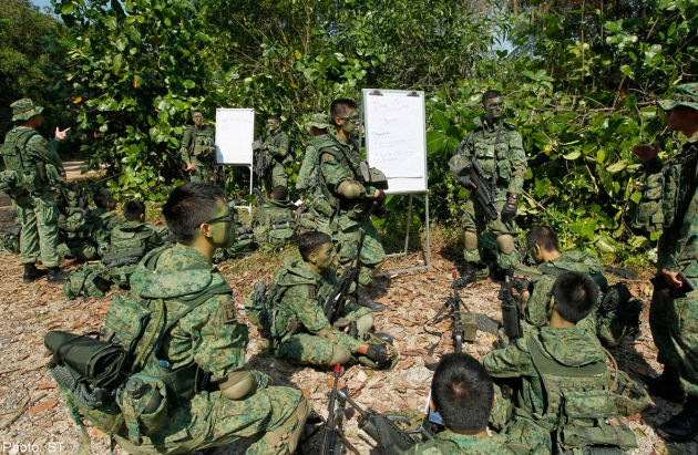 Uniformes Nuevos para la Fuerza Armada.De acuerdo o no? - Página 4 Singapore's%2BArmed%2BForces%2Bbegin%2Bnationwide%2Bmilitary%2Bexercises