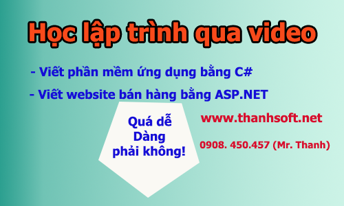 Đào tạo lập trình C#, lập trình web asp.net