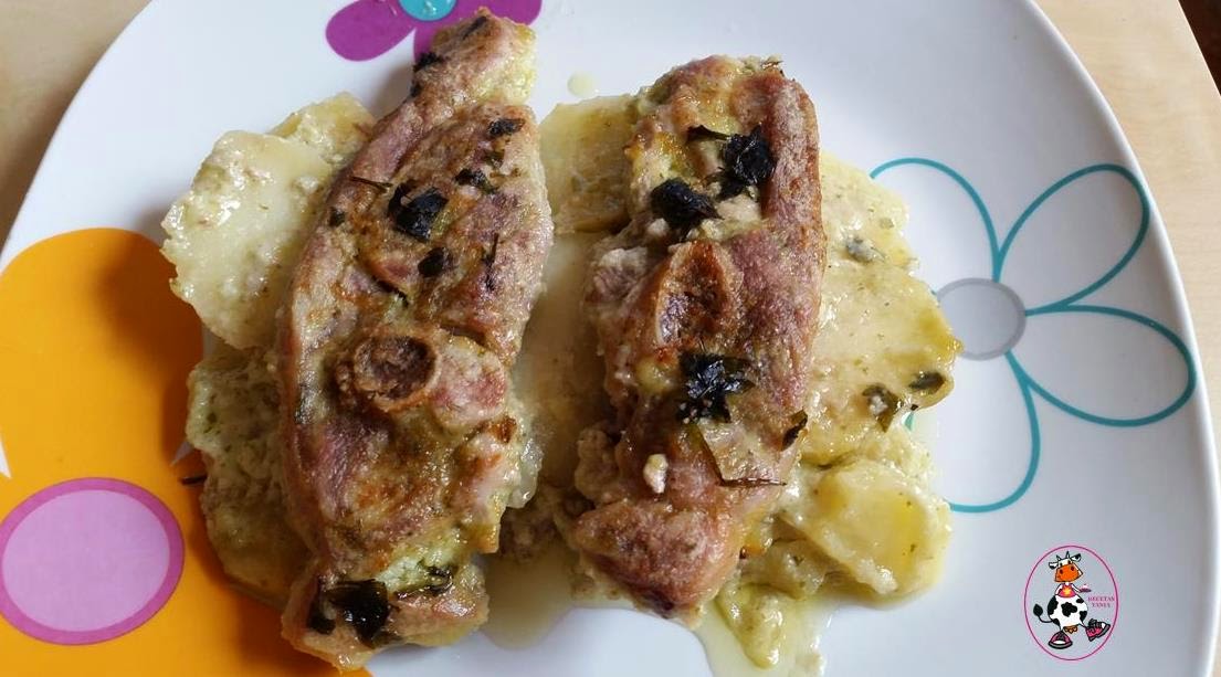 Chuletas De Pavo Al Ajillo
