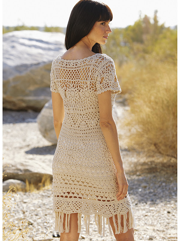 Outstanding Crochet: Two crochet dresses.